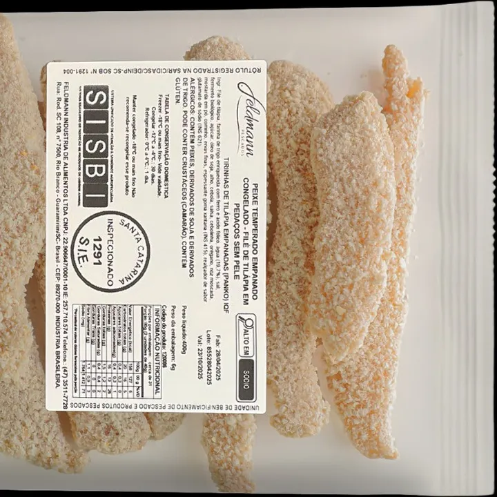 Tirinhas de Tilápia — foto real do produto